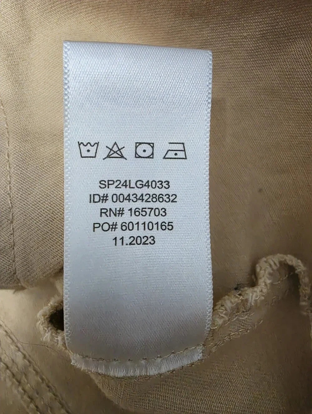 Victory Heart Girl's Cotton Lightweight Khaki Utility Hoodie Jacket Sz 6
